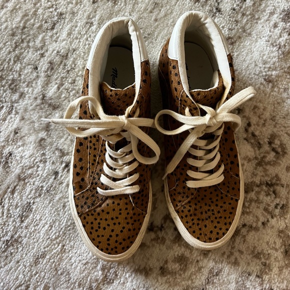 Madewell Spot Dot High Top Sneakers - Picture 1 of 5